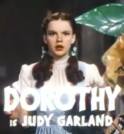 Judy Garland in The Wizard of Oz trailer